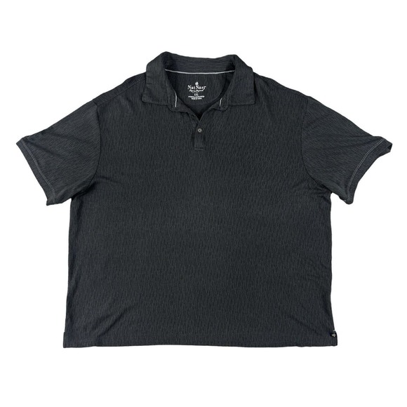 Nat Nast Men Gray Short Sleeve Polo‎ Sz XXL - Picture 1 of 6